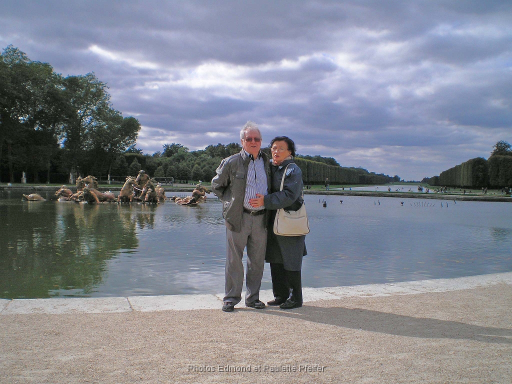Versailles 4.jpg - Edmond et Paulette au Château de Versailles. Septembre 2013.         